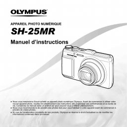 Olympus SH25 MR Mode d'emploi