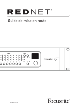 Focusrite Pro RedNet D16 AES Manuel utilisateur