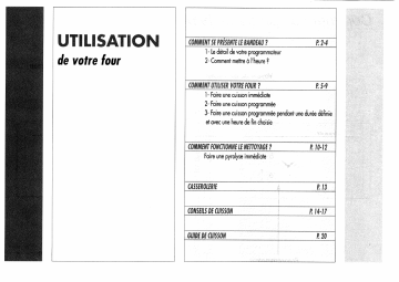 Manuel du propriétaire | Brandt FPR396 Manuel utilisateur | Fixfr