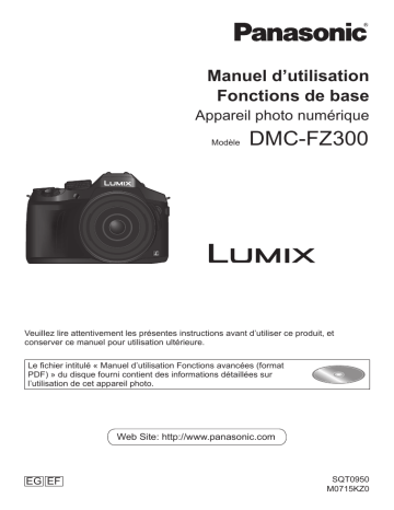 Panasonic DMC FZ300 Manuel utilisateur | Fixfr
