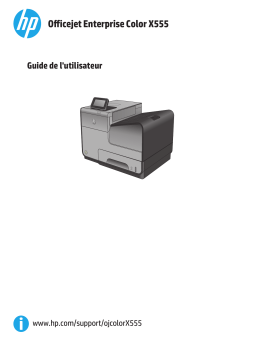 HP OFFICEJET ENTREPRISE X555DN Manuel utilisateur