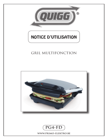 Manuel du propriétaire | Quigg PG4 Manuel utilisateur | Fixfr