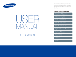 Samsung ST88 Manuel utilisateur