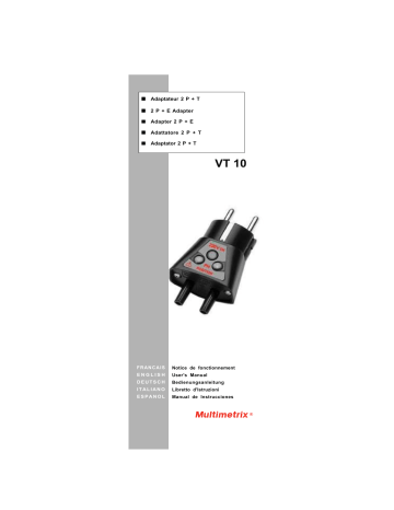 Multimetrix VT10 Mode d'emploi | Fixfr