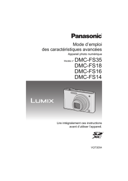 Panasonic DMC FS18 Mode d'emploi