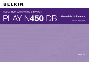 Manuel du propriétaire | Belkin PLAY N450 DB Manuel utilisateur | Fixfr