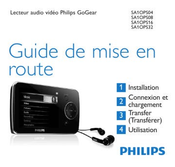 SA1OPS16K/02 | SA1OPS16 | SA1OPS08K/02 | SA1OPS08 | Mode d'emploi | Philips SA1OPS32K/02 Manuel utilisateur | Fixfr