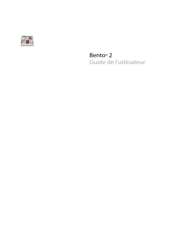 Manuel du propriétaire | Filemaker Bento 2 Manuel utilisateur | Fixfr
