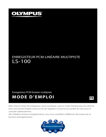 Olympus LS 100 Mode d'emploi | Fixfr
