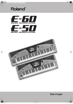 Roland E-60 Manuel utilisateur