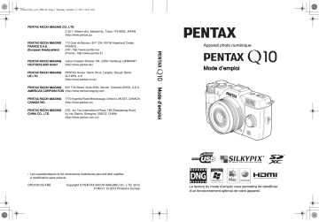 Pentax Série Q10 Mode d'emploi | Fixfr