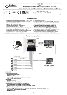 Pulsar SG108-CRB Manuel utilisateur