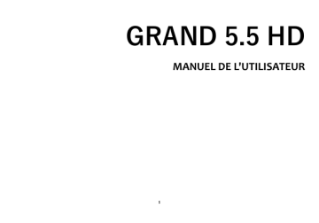 Blu Grand 5.5 HD Manuel du propriétaire | Fixfr