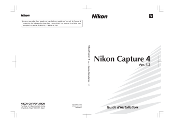 Manuel du propriétaire | Nikon CAPTURE Manuel utilisateur | Fixfr