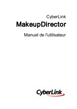 CyberLink MakeupDirector Manuel utilisateur