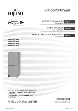 Fujitsu AMUG24LMAS Manuel utilisateur