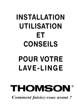 Thomson LMV10 Manuel utilisateur