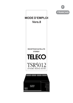 Teleco TSR5012 Manuel utilisateur