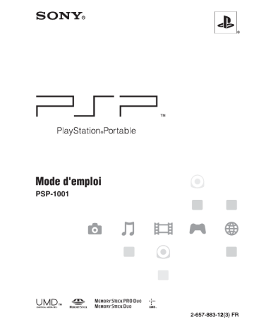 Sony PSP 1001 v2.5 Mode d'emploi | Fixfr