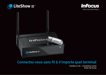 Manuel du propriétaire | Infocus LiteShow III Manuel utilisateur | Fixfr