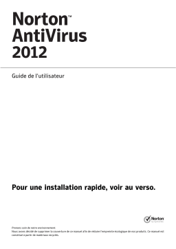 Symantec Norton AntiVirus 2012 Manuel utilisateur