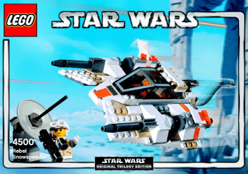 Guide d'installation | Lego 4500 Rebel Snowspeeder Manuel utilisateur | Fixfr