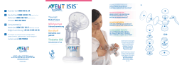 Avent TIRE-LAIT MANUEL ISIS Manuel utilisateur