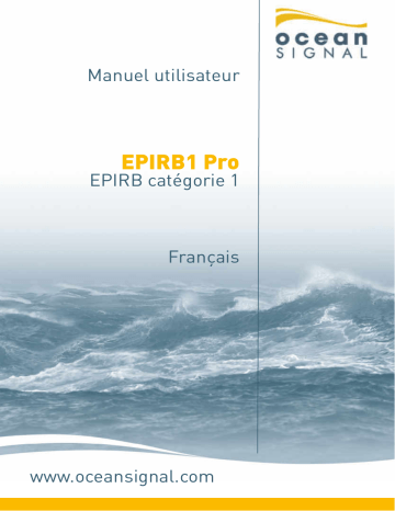 ACR Electronics EPIRB1 Pro Manuel utilisateur | Fixfr