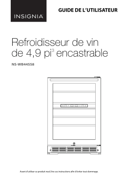 Insignia NS-WB44SS8 44-Bottle Built-In Wine Refrigerator Mode d'emploi