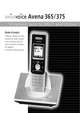 SwissVoice Avena 365 Manuel utilisateur