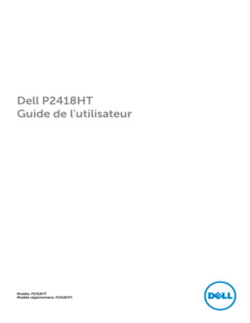 Dell P2418HT electronics accessory Manuel utilisateur | Fixfr