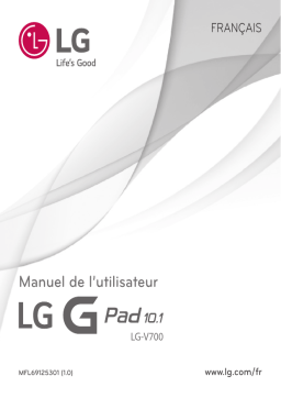 LG Série G-Pad 10.1 Manuel utilisateur