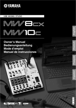 Yamaha MW8CX-MW10C Manuel utilisateur