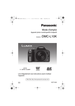 Panasonic DMC L10 Mode d'emploi