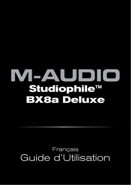 M-Audio Studiophile BX8a Deluxe Manuel utilisateur