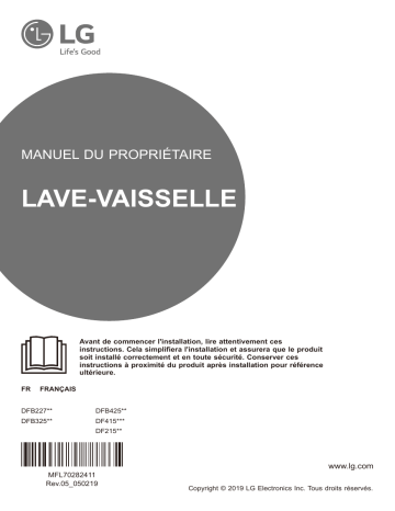 Manuel du propriétaire | LG DF215FP Manuel utilisateur | Fixfr