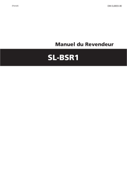 Shimano SL-BSR1 Levier de changement de vitesse Manuel utilisateur