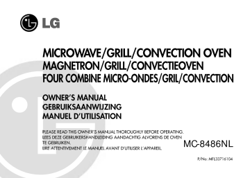 LG MC-8486NL Manuel du propriétaire | Fixfr