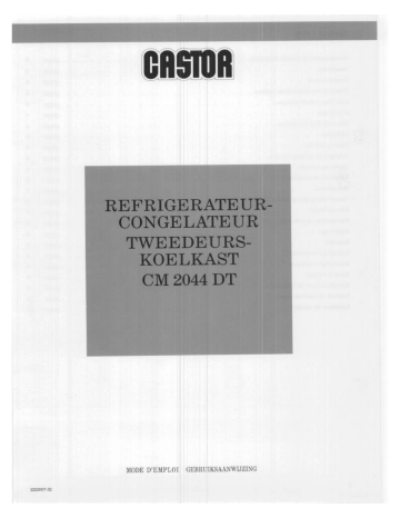 Manuel du propriétaire | CASTOR CM2044DT Manuel utilisateur | Fixfr