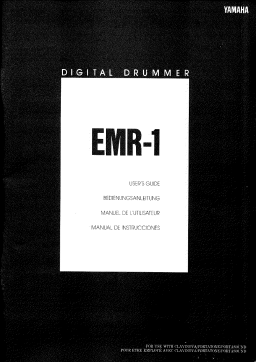 Yamaha EMR-1 Manuel utilisateur