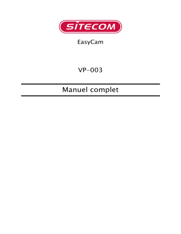 Manuel du propriétaire | Sitecom VP-003 Manuel utilisateur | Fixfr