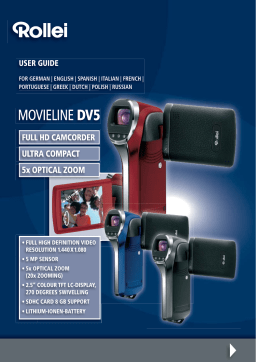 Rollei Movieline DV5 Manuel utilisateur