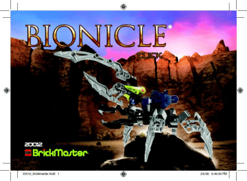 Guide d'installation | Lego 20012 2009 BM Bionicle SEP Manuel utilisateur | Fixfr