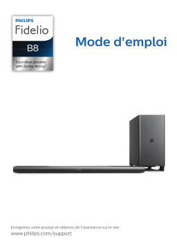 Philips Fidelio B8 Manuel utilisateur