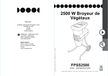 Castorama FPSS2500 Mode d'emploi | Fixfr