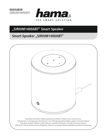 Manuel du propriétaire | Hama SIRIUM1400ABT Manuel utilisateur | Fixfr