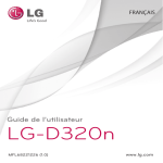 LG S&eacute;rie L70 Manuel utilisateur