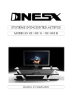NESX NE-1501 Manuel utilisateur