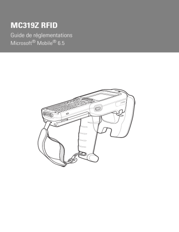 Manuel du propriétaire | Zebra MC319Z Manuel utilisateur | Fixfr