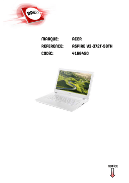 Acer ASPIRE V3 Manuel utilisateur